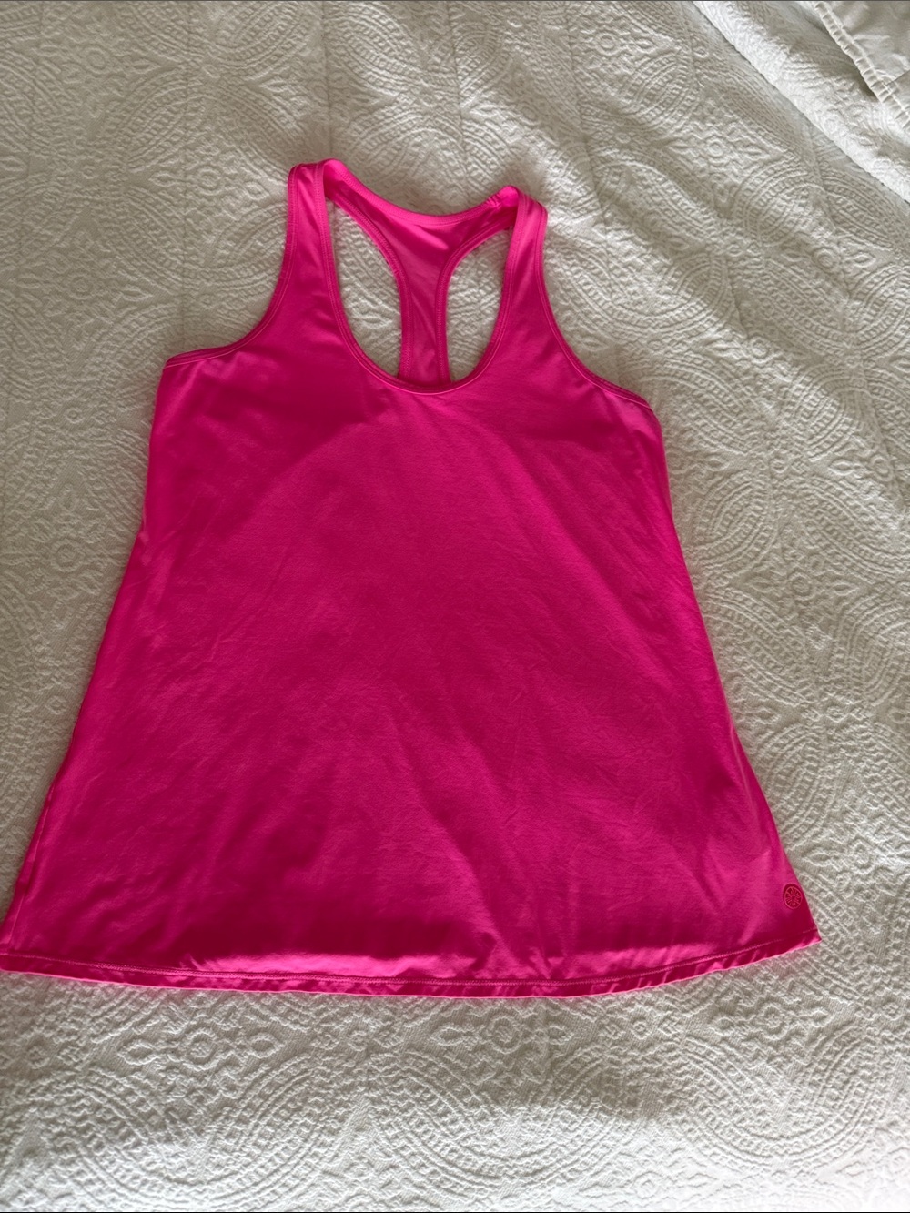 Lilly Pulitzer Bright Hot Pink Racerback Tank